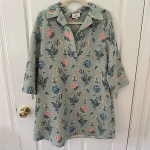 Tuckernuck Jardin Floral Amelia Dress Size Large